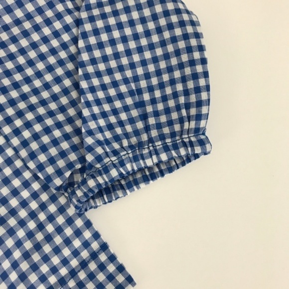Gymboree Blue Gingham Top Blouse 2T NWT - Picture 4 of 5